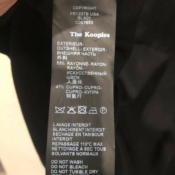 The Kooples Sport Zipper Mini Dress Tulip Skirt XS - Picture 8 of 10